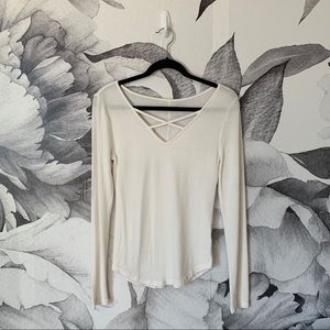 Cream super soft sweater size M